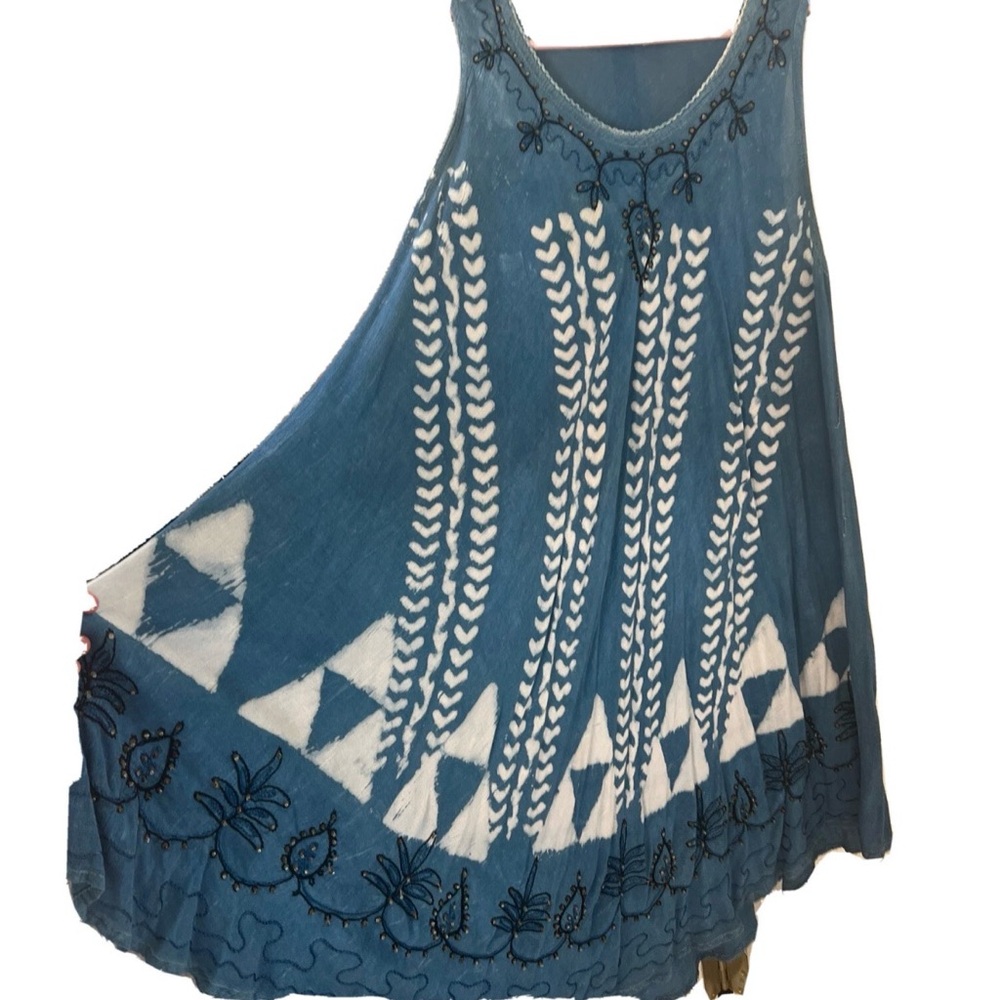 Elegant Blue Midi Dress